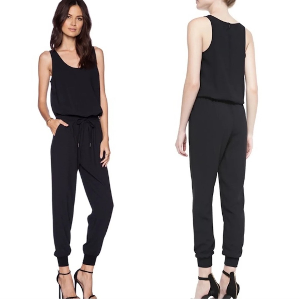 JOIE Mardalina Sleeveless Jumpsuit Black $258 Size S